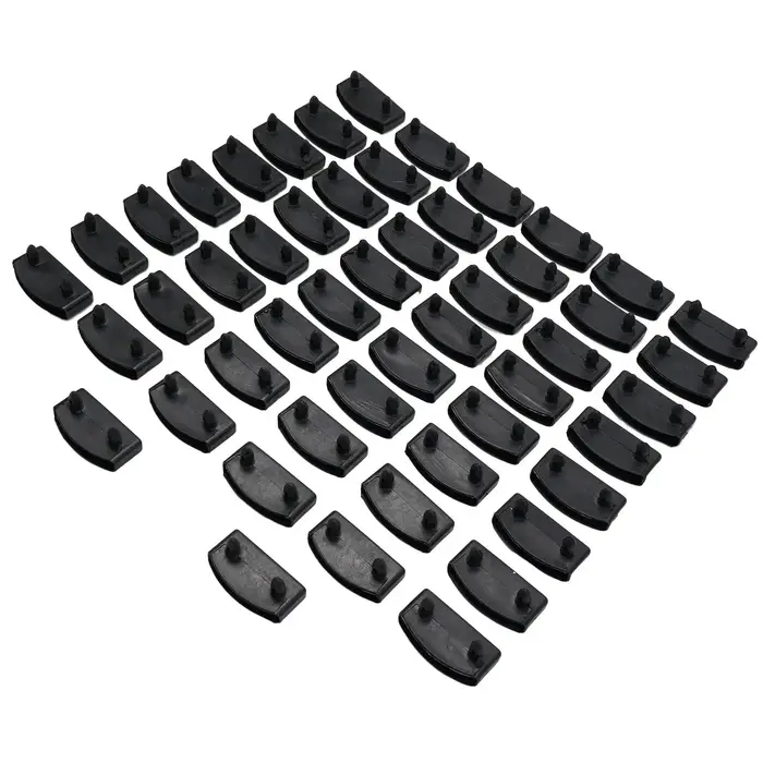 Supports d'extrémité en plastique pour lattes de lit, remplacement du capuchon central latéral du ca