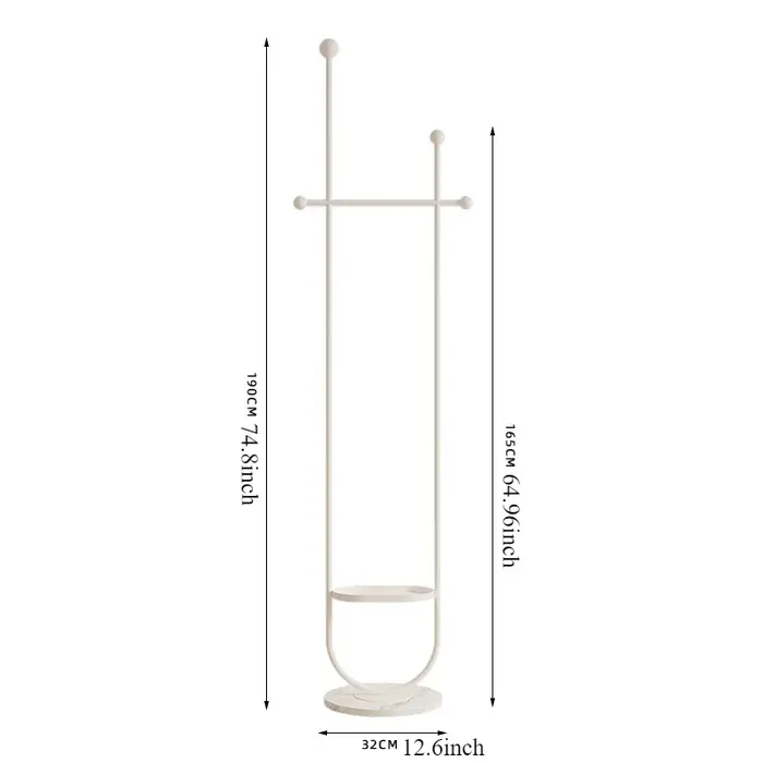 Support Portable porte-vêtements chambre support au sol cintre porte-chapeau maison moderne Perchero