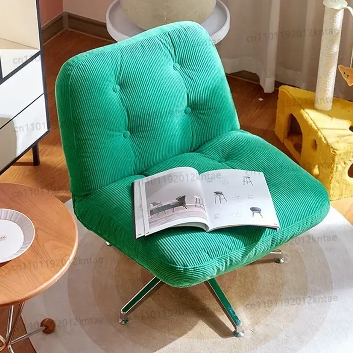 Fauteuil pivotant nordique moderne en métal
