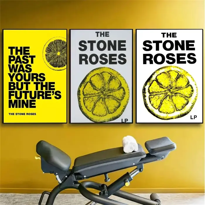 Affiche Vintage les Roses en pierre