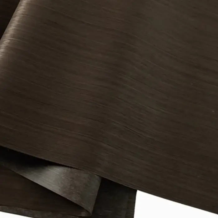 Feuille de placage de bois de module marron foncé, idéal pour la décoration de meubles de maison pol