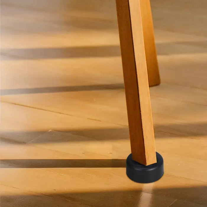 6 pièces noir 5Cm rond conique canapé jambes remplacement Durable vis dans les pieds de meubles pour canapés Tables armoires antidérapant