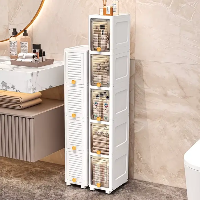 Armoire étroite de 19cm avec couvercle rabattable