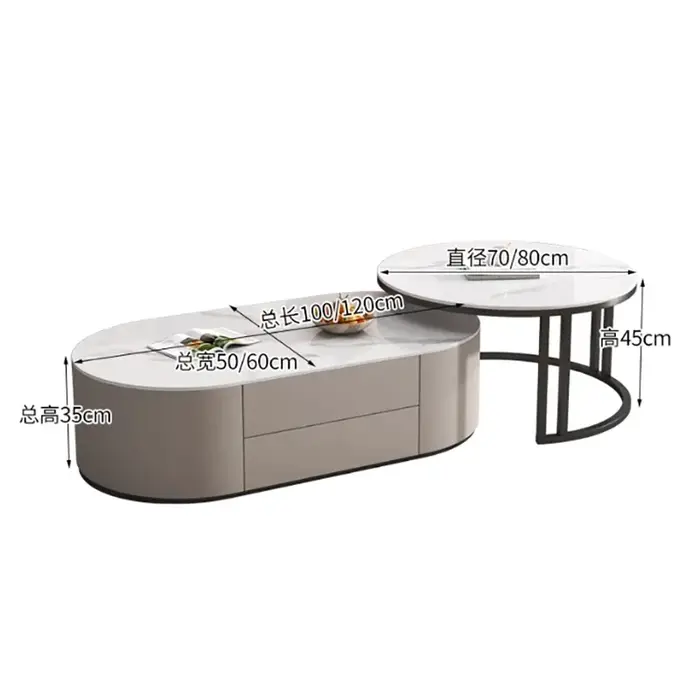 Style Table basse design moderne luxe rangement