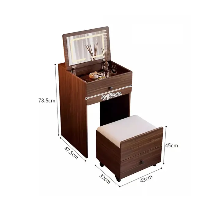 Tables de chevet étroites multifonctions avec tiroirs de rangement, tables de chevet Vintage du milieu du siècle, meubles classiques et élégants Criado Mudo