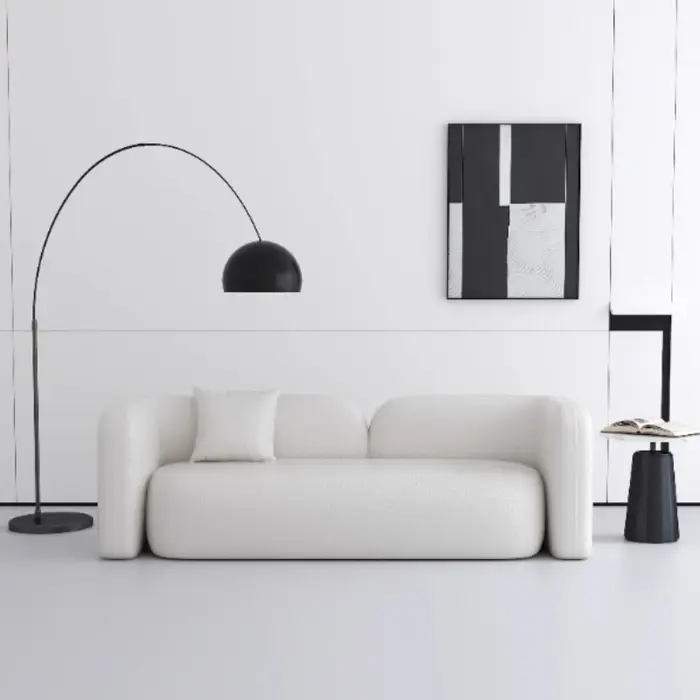 Canapé de salon de luxe nordique minimaliste Double