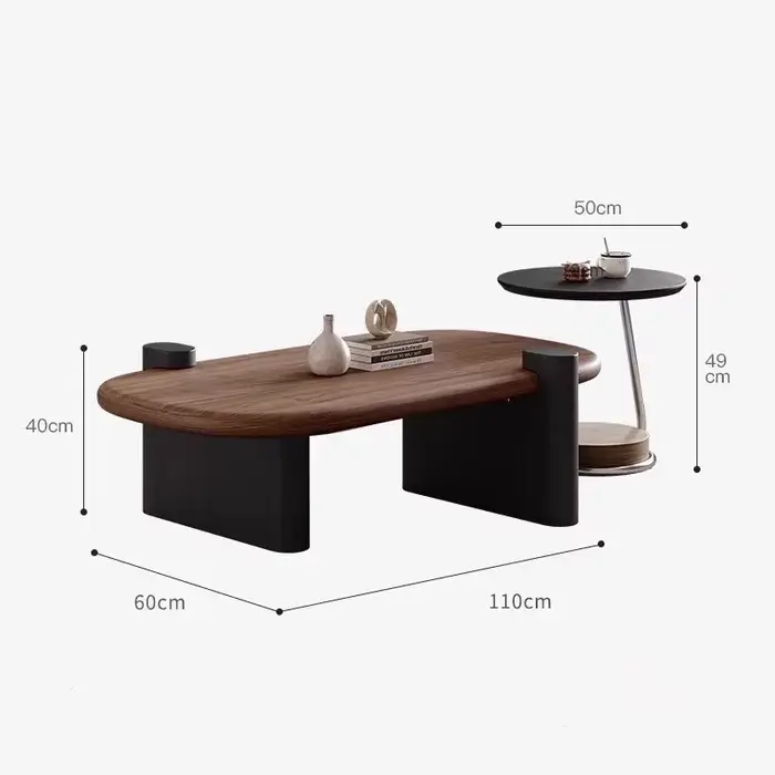 Table basse ronde confortable