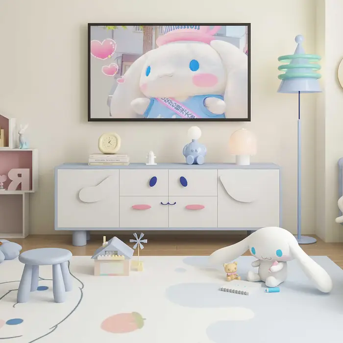 Morden mignon Meuble Tv beauté Unique classique avec tiroirs Meuble Tv esthétique luxe Meuble Tv Sal