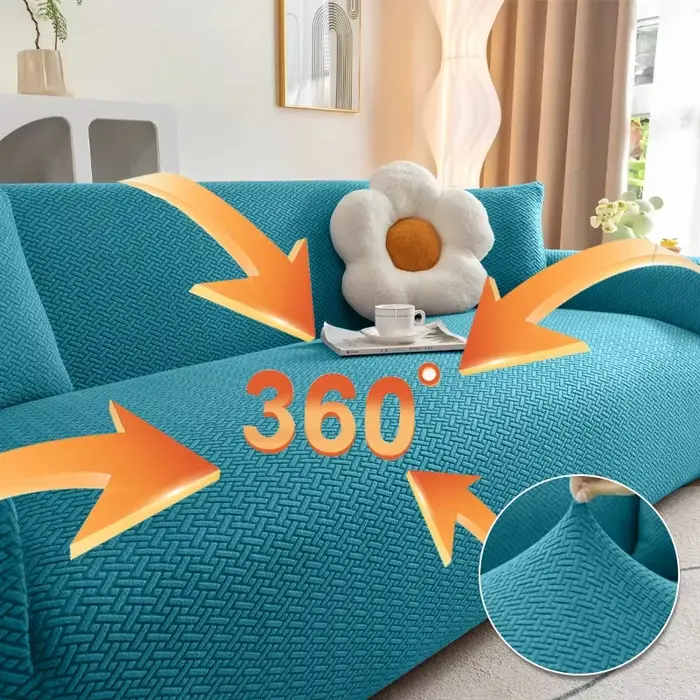 Housse de canapé en tissu Jacquard élastique