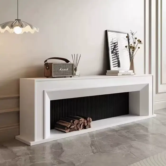 Meuble TV blanc moderne pour salon