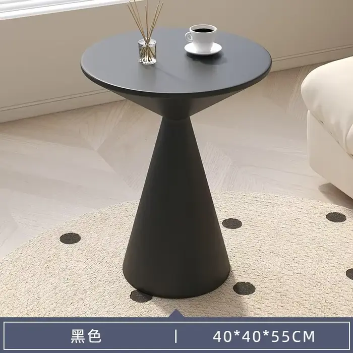 Table basse ronde, Table d'appoint pour salon, petit canapé, buffet, chambre à coucher, hôtel, Table