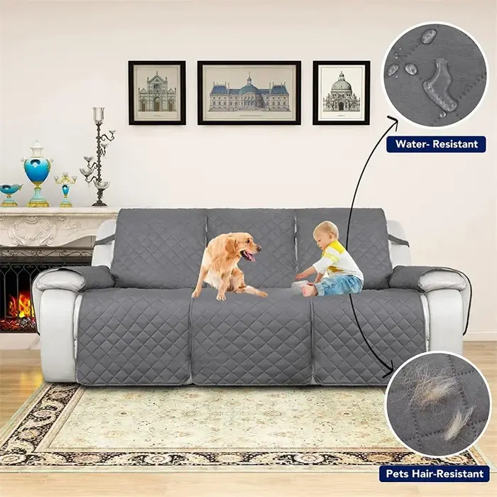 Juste de canapé inclinable pour animaux de compagnie et enfants