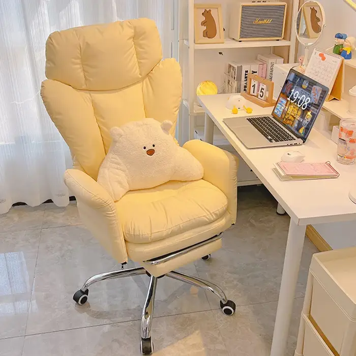 Chaise de canapé ergonomique confortable avec dossier unique