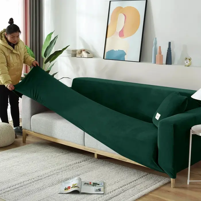 Housse extensible pour canapé et fauteuil 1/2/3/4 places