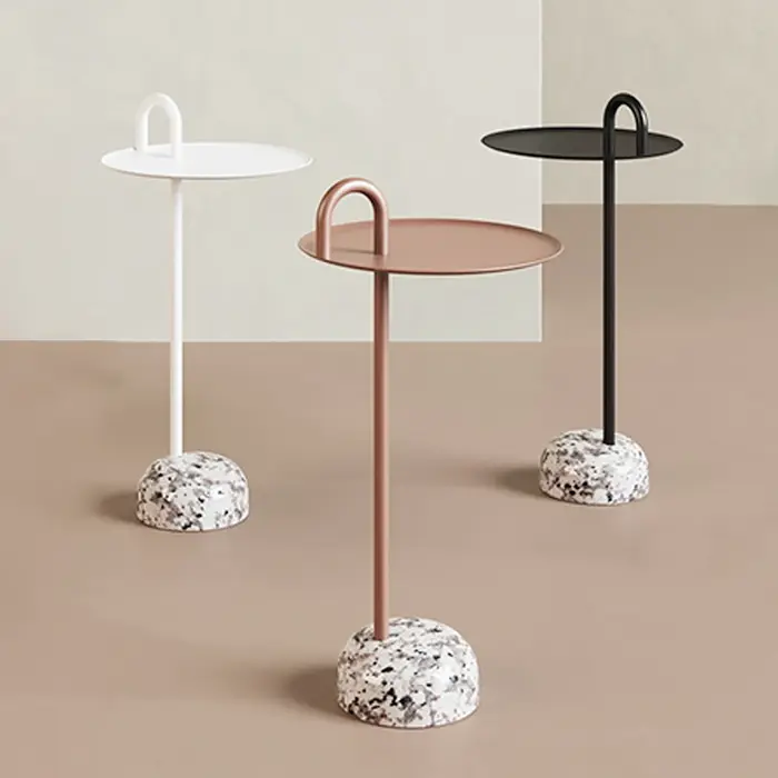 Petite Table basse artistique Unique, coin de canapé, tendance, balcon, Table de chevet pour espaces compacts, Table décorative de chambre à coucher