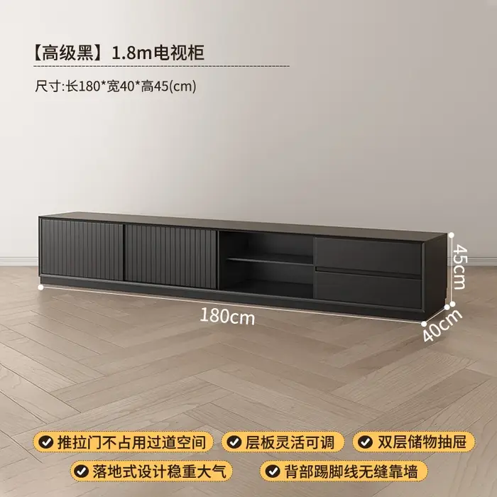 Meuble Tv au Design industriel, rangement Unique, meuble Tv Simple et tendance avec tiroirs, meubles