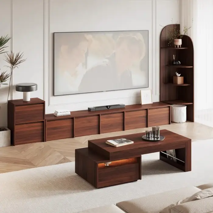 Wabi Sabi meuble Tv rétro avec tiroirs universel chambre