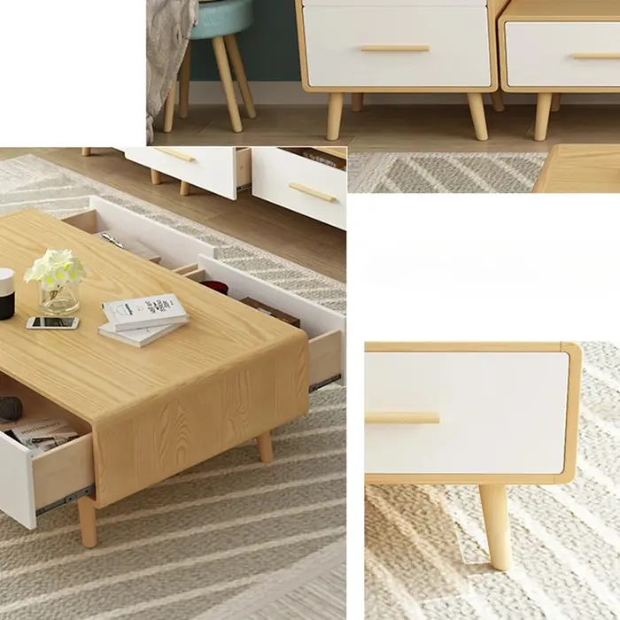4 pièces M6/M8/M10 vis pieds de meubles en chêne styles européens conique en bois de caoutchouc pied de canapé