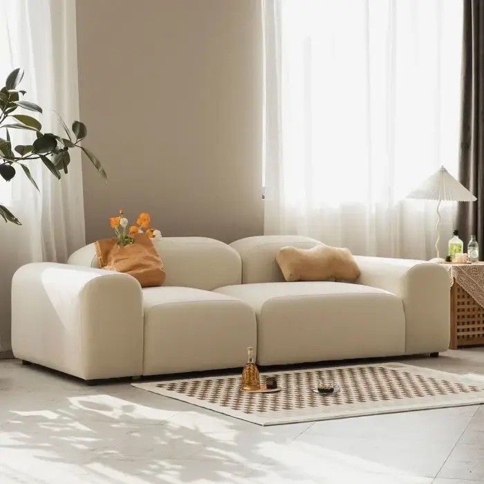 Module tofu Vintage canapé pain et crème chez l'habitant simple moderne salon petite unité chambre i