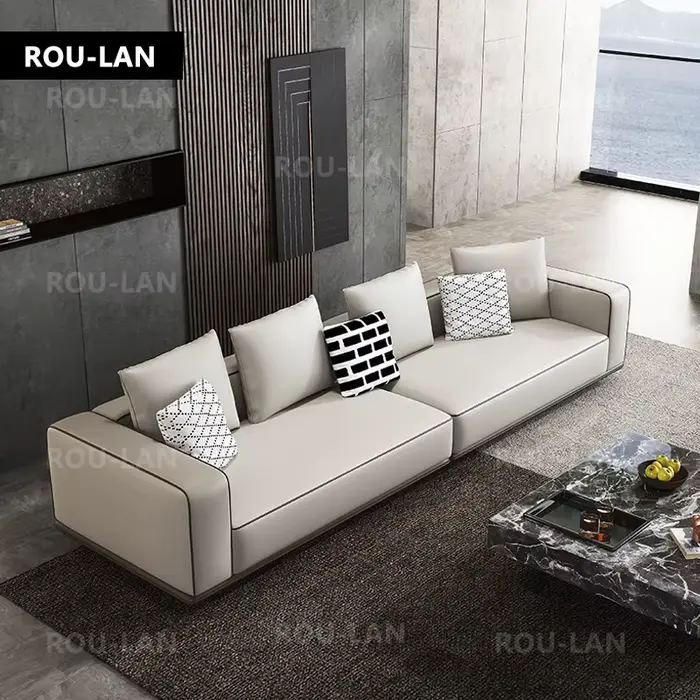 Canapé en cuir Simple et moderne