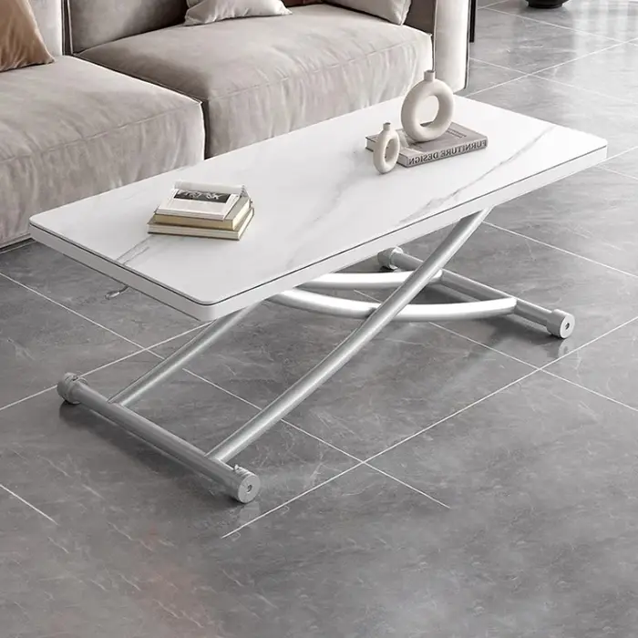 Table basse moderne pliante rectangulaire multifonction