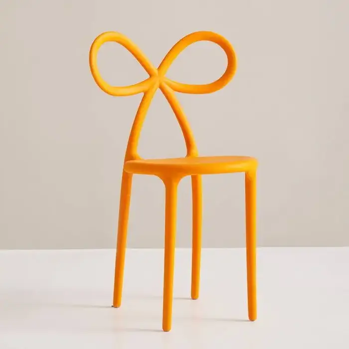 Chaise papillon pour la maison, tabouret de coiffeuse moderne et minimaliste à dossier épais, siège 