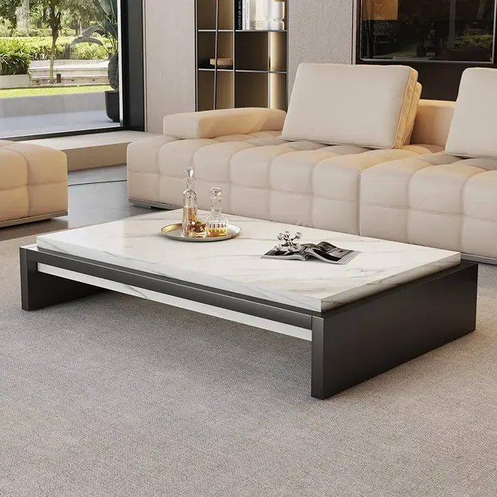 Table basse rectangulaire pour salon