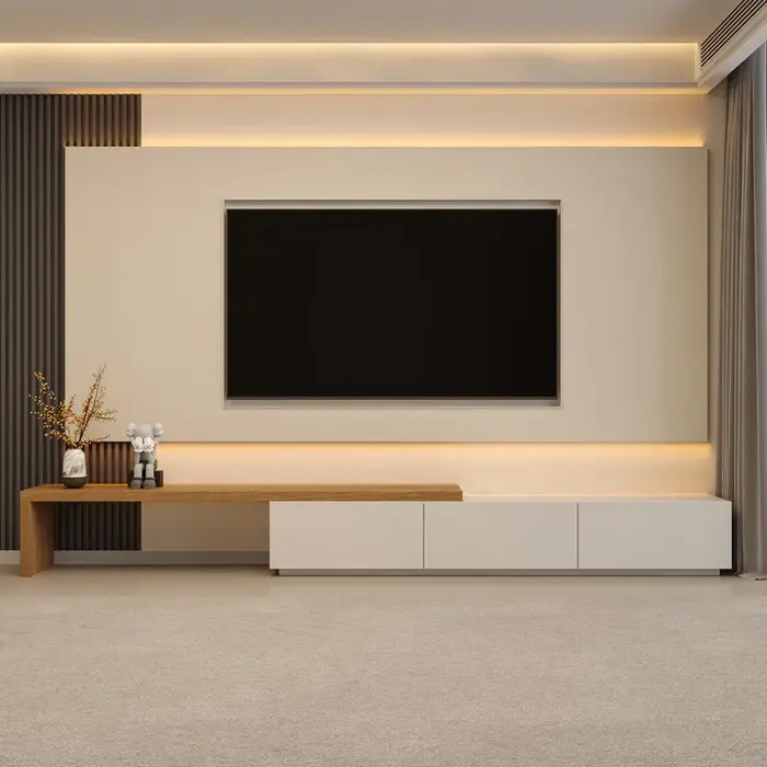 Meuble TV rétractable pour salon