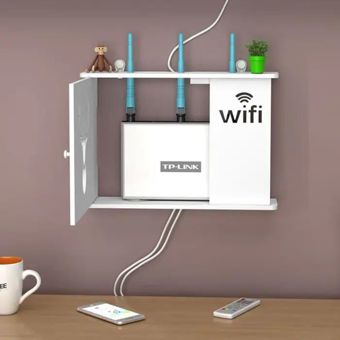 Boîte de rangement pour routeur WiFi