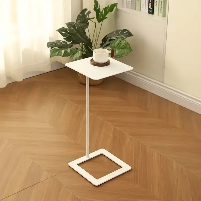 Table d'appoint minimaliste pour salon, petit canapé, chevet Portable, compacte, pour chambre à couc