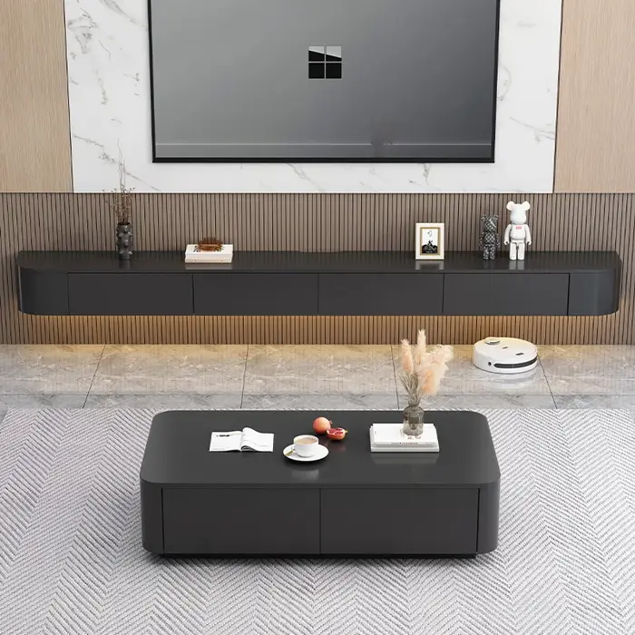 Tiroirs modernes meuble Tv étagère De rangement flottante