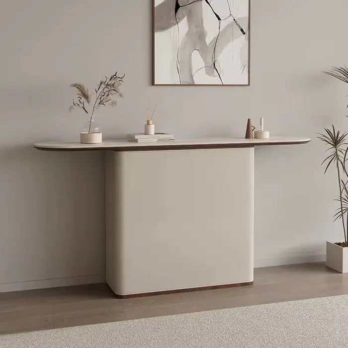 Table d'angle avec tiroirs
