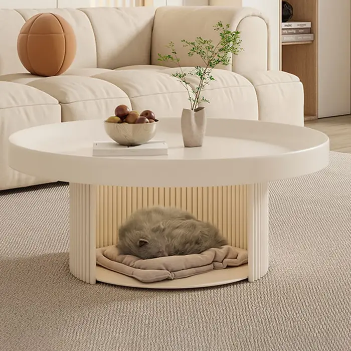 Tables basses circulaires nordiques