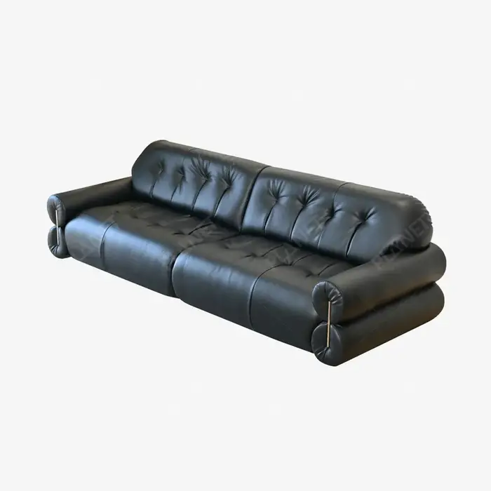 Canapé moderne électrique multifonctionnel en cuir, meuble de salon nordique noir blanc gris, canapé
