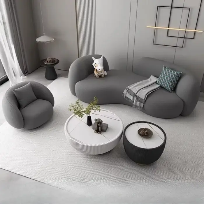 Salon Europe Salon canapés minimaliste luxe paresseux moderne canapé doux coussin Meubles De Salon meubles De maison accessoires