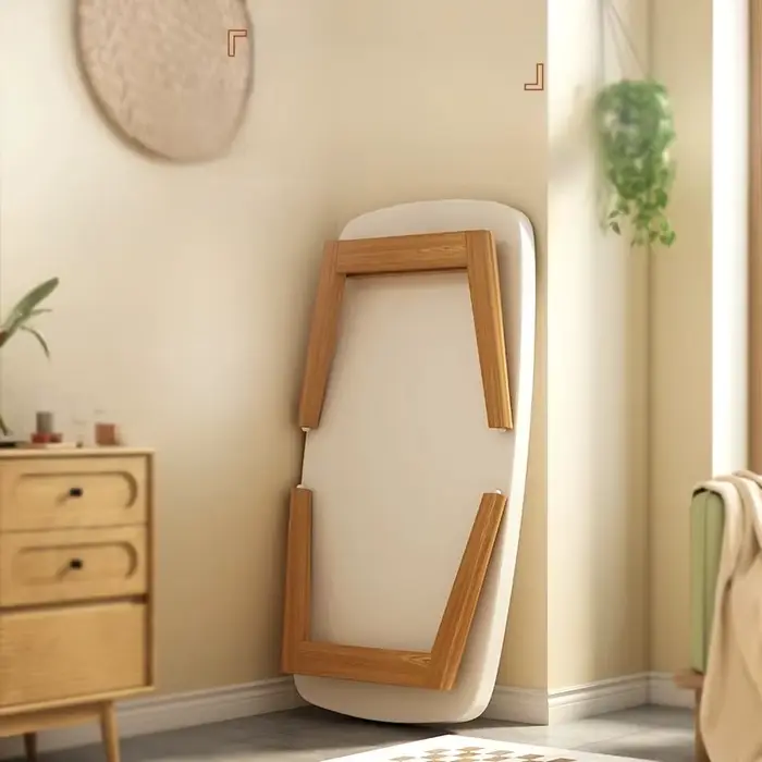 Table basse pliable en bois massif
