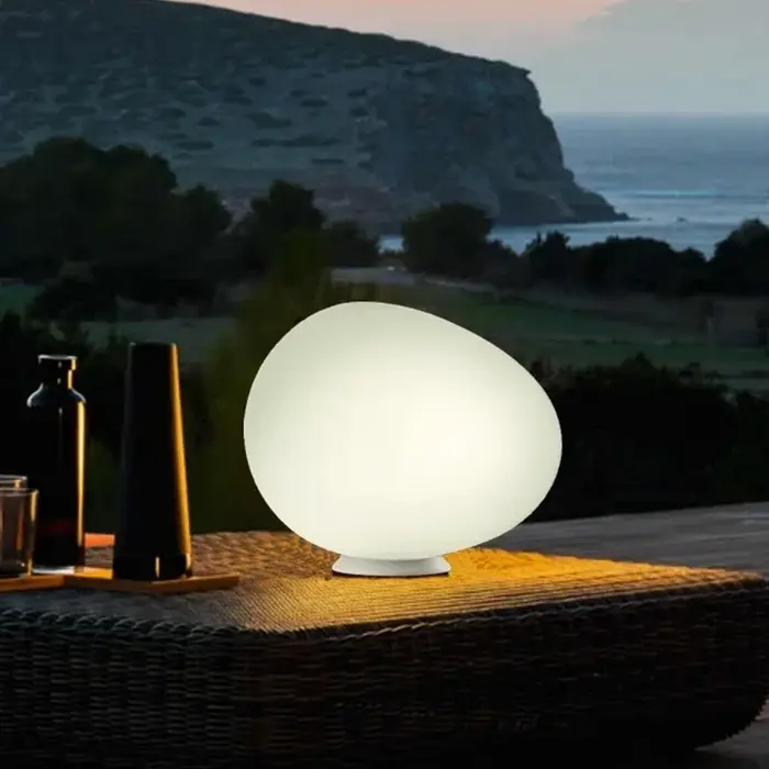 Lampe de Table design italien lampadaires en verre pour salon chambre étude bureau décor lumière maison E27 pavé veilleuse