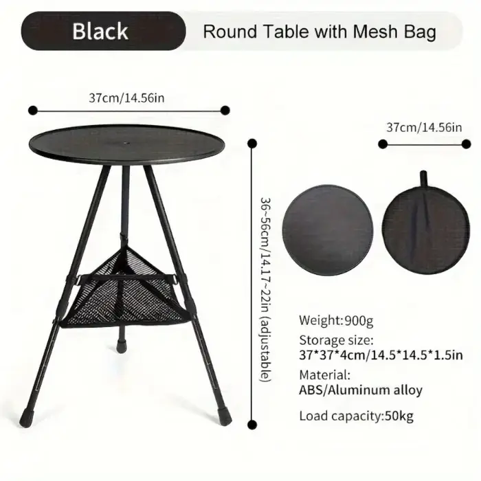 Table moderne pliable avec plateau à collation et bords surélevés - Gain de place, idéale pour chamb