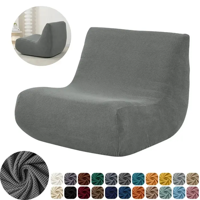 Housse de canapé sans accoudoirs extensible en Jacquard