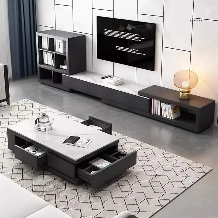 Table basse de salon nordique