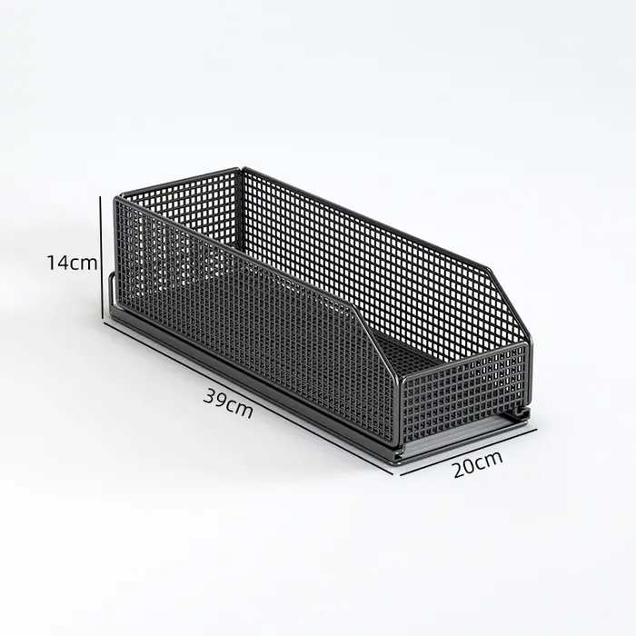 Meuble de rangement à tiroirs avec étagère coulissante, meuble étroit, meuble profond, panier de ran