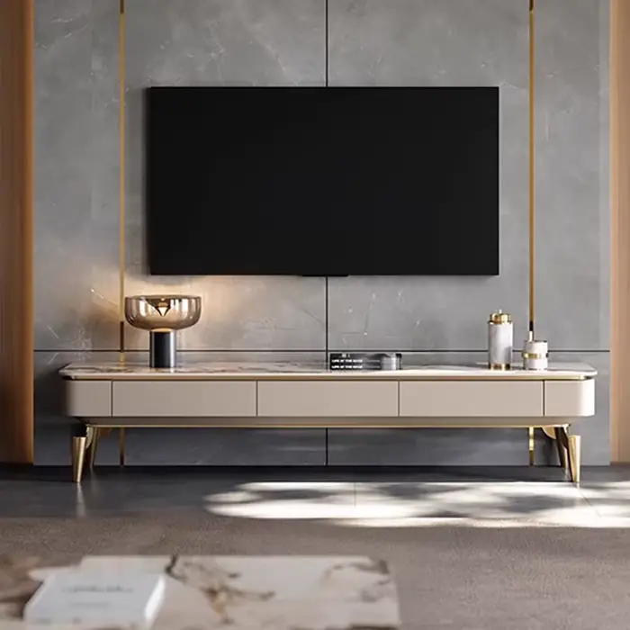 Meubles de télévision italiens modernes Design tiroirs Style Table
