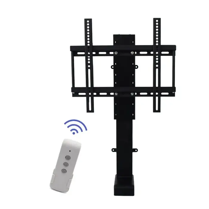 Support de télévision LCD avec télécommande électrique, élévateur de télévision motorisé