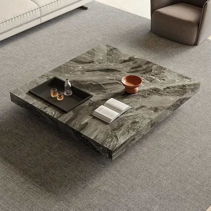 Tables basses simples de luxe organisateur d'angle