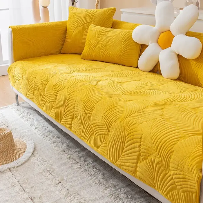 Housse de canapé en peluche