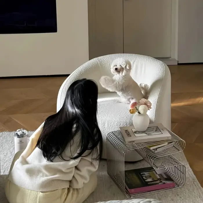 Une table basse minimaliste moderne multifonctionnelle pour le salon, avec des accents métalliques e