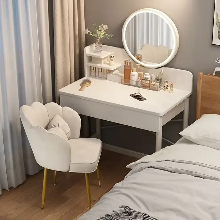 Commode chambre simple moderne petit appartement table de maquillage table de maquillage coiffeuse p