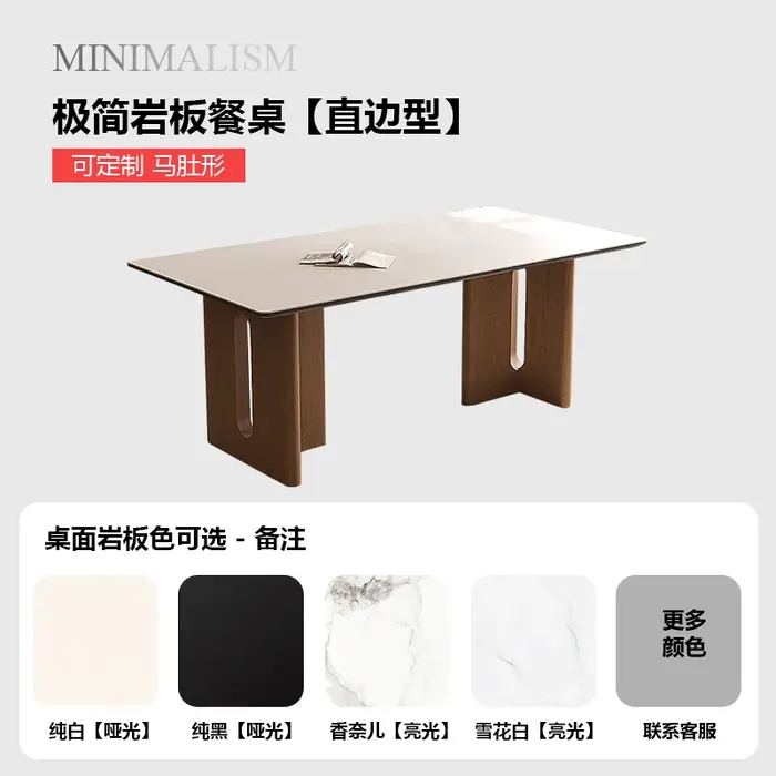 Table à manger De Style chinois, rectangulaire, étanche, De luxe, cuisine relaxante, meubles De Cent