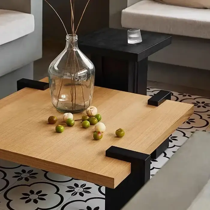 Tables basses carrées de qualité en bois