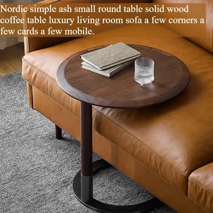 Table d'appoint ronde vintage moderne pour hôtel
